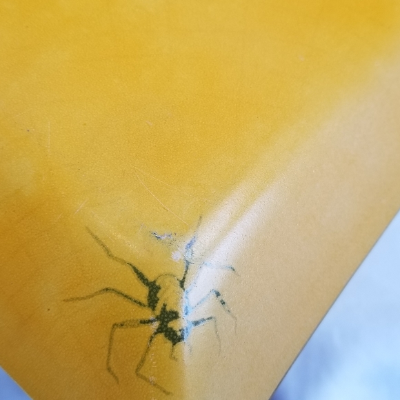 Parker Designs The Winged Bat Decorative Spooky Halloween Catch All Orange Tray - Picture 10 of 12